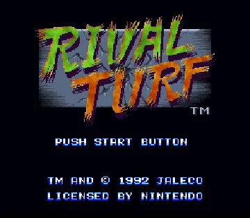 Rival Turf! (USA) screen shot title